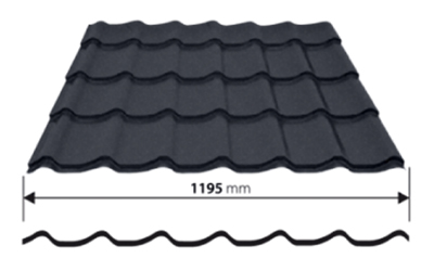 Конструкция черепицы из линейки Kingas