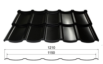 Конструкция черепицы из линейки Talia