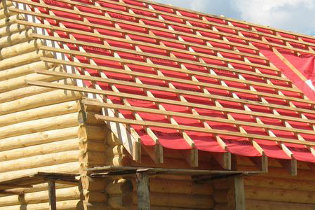 Монтаж металлочерепицы к обрешётке