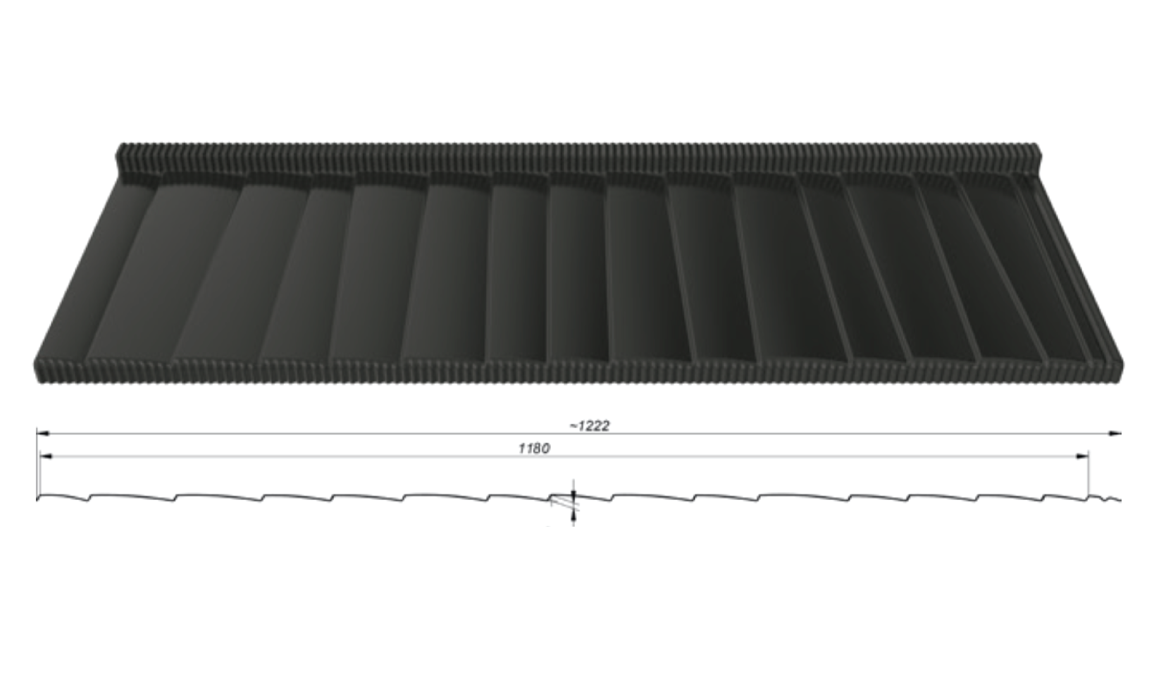 Конструкция черепицы из линейки Janosik